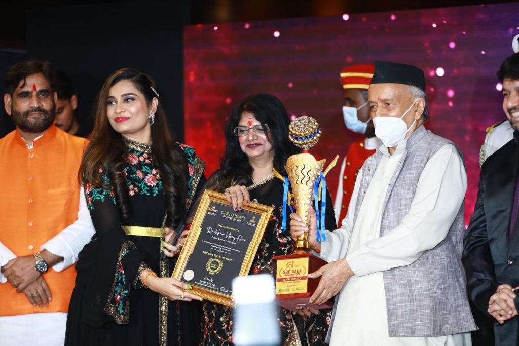Honored by Maharashtra Governor