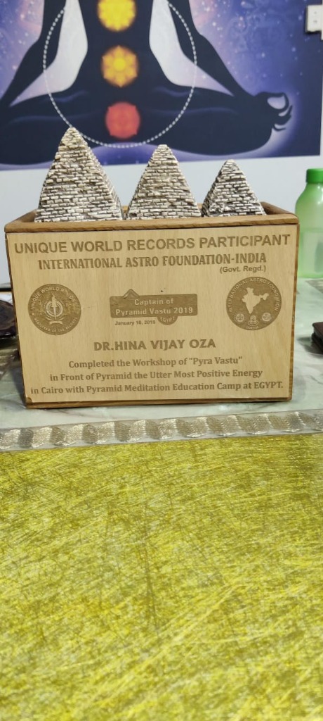 Unique World Records Participant - Pyra Vastu Egypt Meditation (2019)